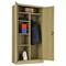 Global Industrial Combo Storage Cabinet, 72 in H, 36 in W, Tan 269878TN - alternate 1